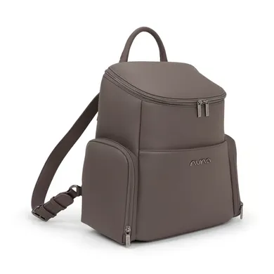 Wickelrucksäcke, nuna, Grau – Besonderheit: mehrere Innen- und Außentaschen (+ gepolstertes 16 Zoll Laptopfach und versteckter Tasche an der Unterseite des Rucksacks)