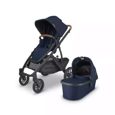 Zwillingswagen & Geschwisterwagen, UPPAbaby, Blau – Besonderheit: inkl. Insekten- und Regenschutz