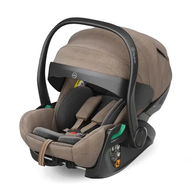 Babyschalen 0-13 kg, Gruppe 0+, My junior, Beige – Besonderheit: 3 Liegepositionen & 5-fach verstellbare Kopfstütze