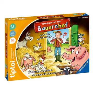 Puzzle, Tiptoi, Mehrfarbig – Besonderheit: lustige Logik-Rätsel