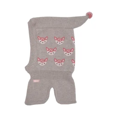 Wintermützen, MaxiMo, Beige – Besonderheit: kurzer Zipfel mit Bommel