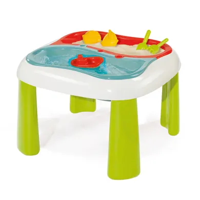 Sandspielzeug, Smoby, Grün – Besonderheit: Wasser- und Sandspieltisch für Kinder ab 18 Monate