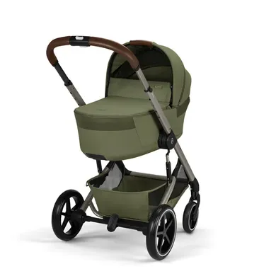 Kombi-Kinderwagen, cybex, Grün – Besonderheit: faltbare Babywanne