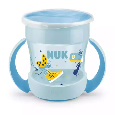 Trinklernbecher & -flaschen, NUK, Blau – Besonderheit: geeignet für Kinder ab ca. 6 Monaten