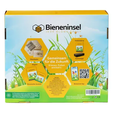 Gartenspielzeug, Bieneninsel, Gelb – Besonderheit: zur Rettung von Wildbienen