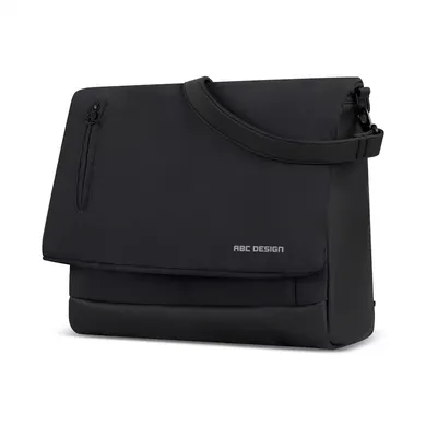 Wickeltaschen grau, ABC DESIGN, Schwarz – Besonderheit: viele Staufächer innen und außen für optimale Organisation