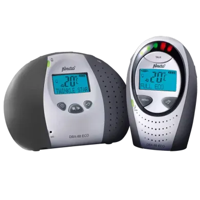 Audio Babyphone, Alecto baby, Grau – Besonderheit: DECT digitale Empfangsqualität (100 % störungsfrei)