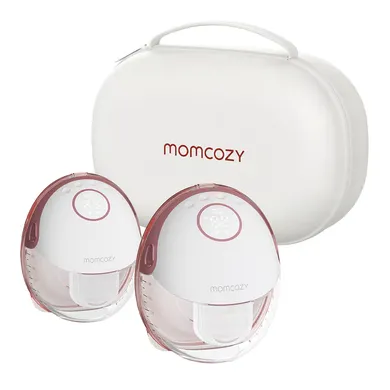 Hands Free Milchpumpen, momcozy, Pink – Besonderheit: mit 3 Modi und 9 Stufen für das perfekte Abpumpen