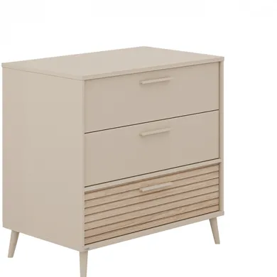 Wickelkommoden, PAIDI, Beige – Besonderheit: Kommode mit drei Schubkästen