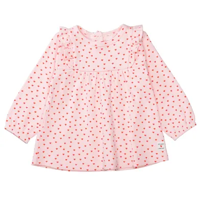 Langarmshirts, STACCATO, Pink – Besonderheit: aus 95% Baumwolle