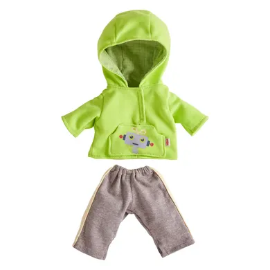 Puppen & Puppenwagen, HABA, Grün – Besonderheit: cooles Puppen-Outfit zum Wechseln