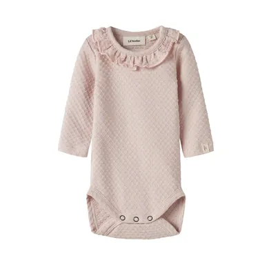 Langarmbodys, Lil' Atelier, Pink – Besonderheit: aus 95% Baumwolle