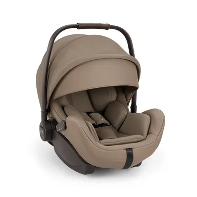 Babyschalen 0-13 kg, Gruppe 0+, nuna, Braun – Besonderheit: zweifach verstellbarer Neigungswinkel, darunter eine flache 157°-Liegeposition