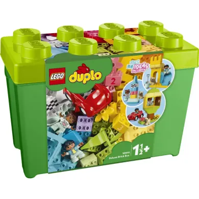 Konstruktionsspielzeug, LEGO duplo, Grün – Besonderheit: enthält bunte Steine und verschiedene Elemente