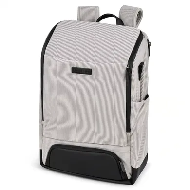 Wickelrucksäcke, ABC DESIGN, Beige – Besonderheit: inkl. Flaschenhalter, Wickelunterlage, Utensilien-Tasche und Universal-Befestigung