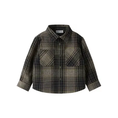 Langarmshirts, name it, Grün – Besonderheit: Ärmelbündchen mit Knopf
