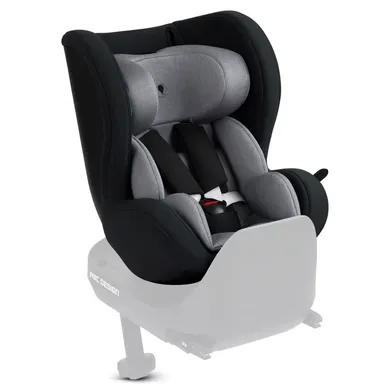 Reboarder 0-18 kg, Gruppe 0+/1, ABC DESIGN, Grau – Besonderheit: geeignet von Geburt an bis zu einem Alter von ca. 4 Jahren