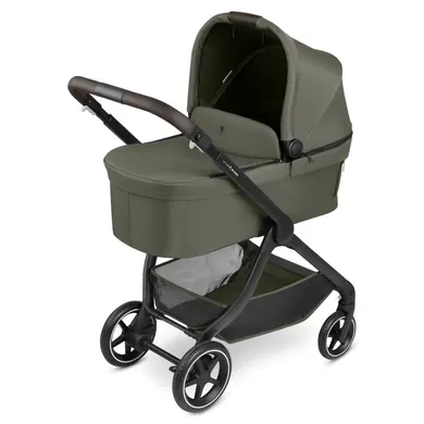Kombi-Kinderwagen, ABC DESIGN, Grün – Besonderheit: Set bestehend aus Rahmen, Babywanne und Sportsitz sowie Adaptern für den (separat erhältlichen) Maxi-Cosi Tulip Autositz