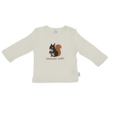 Langarmshirts, LITTLE ONE, Weiß – Besonderheit: aus 100% Baumwolle