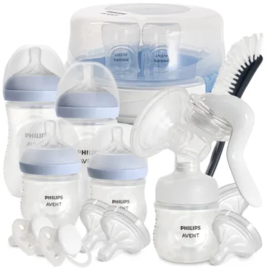 PHILIPS AVENT, Blau – Besonderheit: Set zum Sterilisieren, Abpumpen und Füttern