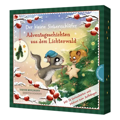 Adventskalender, THIENEMANN – Besonderheit: 24 Vorlesekarten und Motive zum Aufhängen