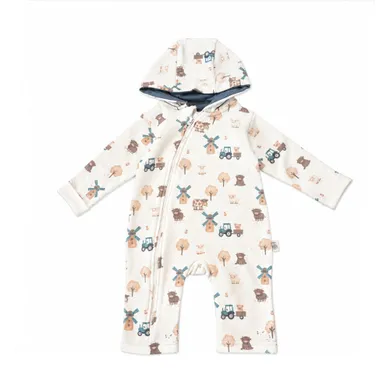 Overalls, LITTLE, Weiß – Besonderheit: aus 80% Baumwolle