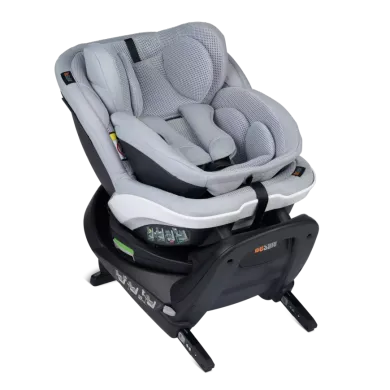 Reboarder 0-18 kg, Gruppe 0+/1, BeSafe, Grau – Besonderheit: 360° Drehfunktion
