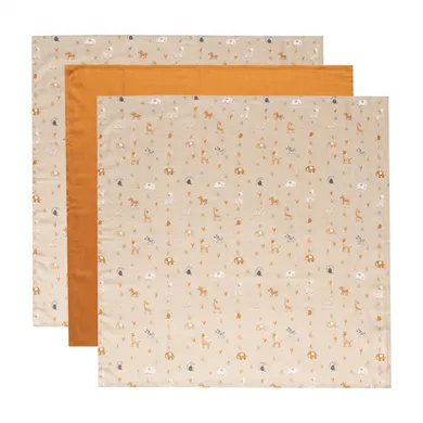 Spucktücher, bébé-jou, Beige – Besonderheit: praktischer 3er-Pack