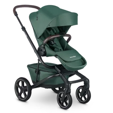 Kombi-Kinderwagen, easywalker, Grün – Besonderheit: pannensichere Gummireifen