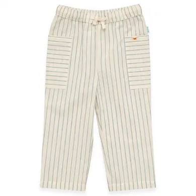 Lange Hosen, LITTLE ONE, Blau – Besonderheit: aus 75% Baumwolle und 25% Leinen