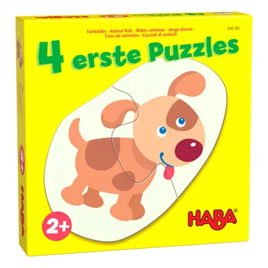 Puzzle, HABA, Mehrfarbig – Besonderheit: 4 putzige Motive