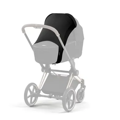 Sonnen- & Insektenschutz Kinderwagen, cybex PLATINUM, Schwarz – Besonderheit: passt auf Cot und Kinderwagensitz