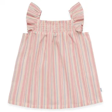 Kleider, LITTLE ONE, Beige – Besonderheit: aus 75% Baumwolle und 25% Leinen