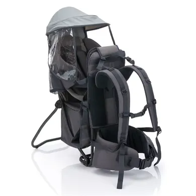 Kraxen & Schultertragen, fillikid, Grau – Besonderheit: ergonomische Rückentrage – für Kinder ab 6 Monate bis ca. 5 Jahre (max. 20 kg)
