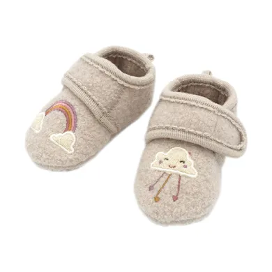 Krabbelschuhe, MaxiMo, Beige – Besonderheit: Anti-Rutsch-Sohle
