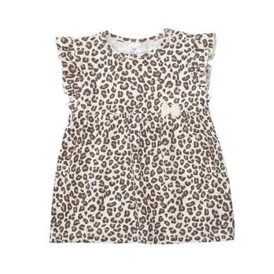 Kurzarmshirts, LITTLE ONE, Beige – Besonderheit: aus 95% Baumwolle