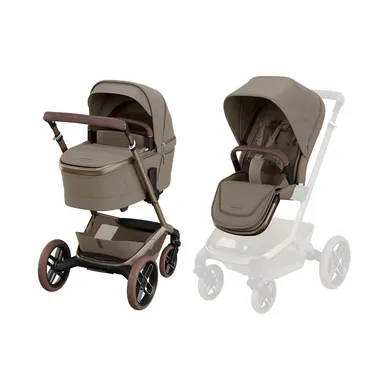 Kinderwagen Komplettsets, MAXI-COSI Premium, Beige – Besonderheit: Set bestehend aus Buggy und Tragewanne