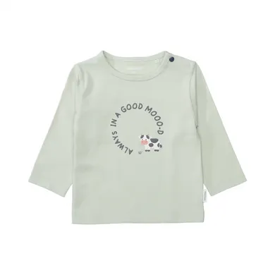 Langarmshirts, STACCATO, Grün – Besonderheit: aus 100% Baumwolle
