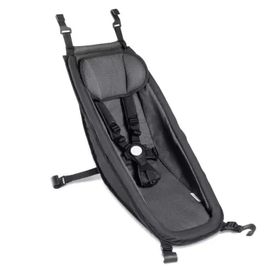 Fahrradanhänger Hängematten, Croozer, Schwarz – Besonderheit: für Croozer Kid Ein- und Zweisitzer Modelle ab 2014 (Kid Vaaya / Kid Keeke / Kid / Kid Plus)