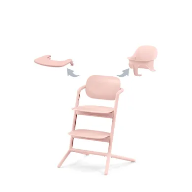Treppenhochstühle, cybex, Pink – Besonderheit: mitwachsender Treppenhochstuhl zur lebenslangen Nutzung