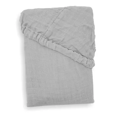 Spannbettlaken, LITTLE ONE, Grau – Besonderheit: aus 100% Baumwolle
