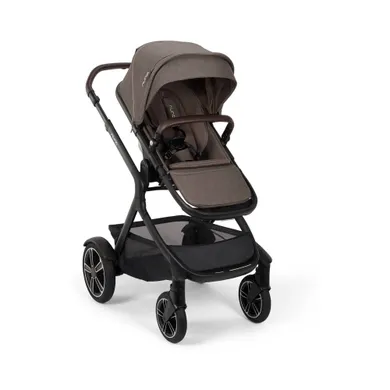 Kombi-Kinderwagen, nuna, Braun – Besonderheit: Kinderwagen – geeignet ab 6 Monate bis ca. 5 Jahre (22 kg)