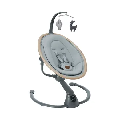 Wippen, MAXI-COSI, Grau – Besonderheit: um 360° drehbarer Sitz