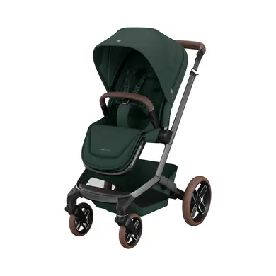 Kombi-Kinderwagen, MAXI-COSI Premium, Grün – Besonderheit: mit LumiRide System für verbesserte Sichtbarkeit und Federung