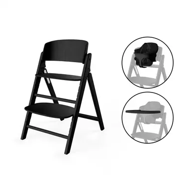 Treppenhochstühle, cybex, Schwarz – Besonderheit: erlaubt ergonomisches Sitzen in jeder Altersstufe
