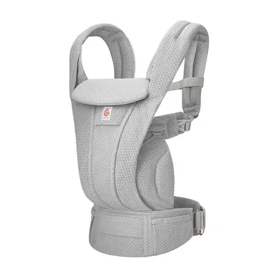 Fullbuckle Tragen, ERGObaby, Grau – Besonderheit: 4 ergonomische Tragepositionen (nach innen, nach außen, auf dem Rücken, auf der Hüfte) mit Lendenwirbelstütze zur Entlastung des Trägers