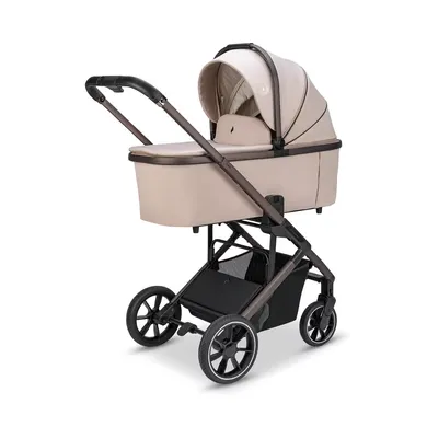 Kombi-Kinderwagen, osann, Beige – Besonderheit: inklusive Babywanne mit Matratze, Sportsitz und Regenverdeck