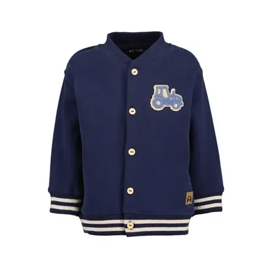 Sweat-, Fleece- & Strickjacken, blue seven, Blau – Besonderheit: aus 100% Baumwolle