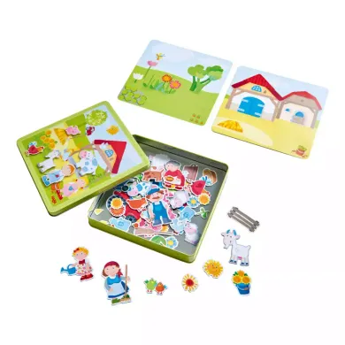 Kinderspiele, HABA, Mehrfarbig – Besonderheit: abwechslungsreiches Magnetpuzzle