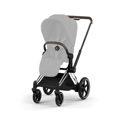Kombi-Kinderwagen, cybex PLATINUM, Grau – Besonderheit: Kombination aus Allradfederung und speziellem Zwei-Rad-Modus sorgt für eine sanfte Fahrt